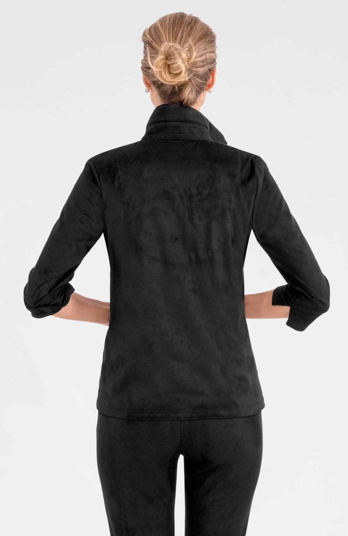 Twist & Shout Top - Ultra Suede Black