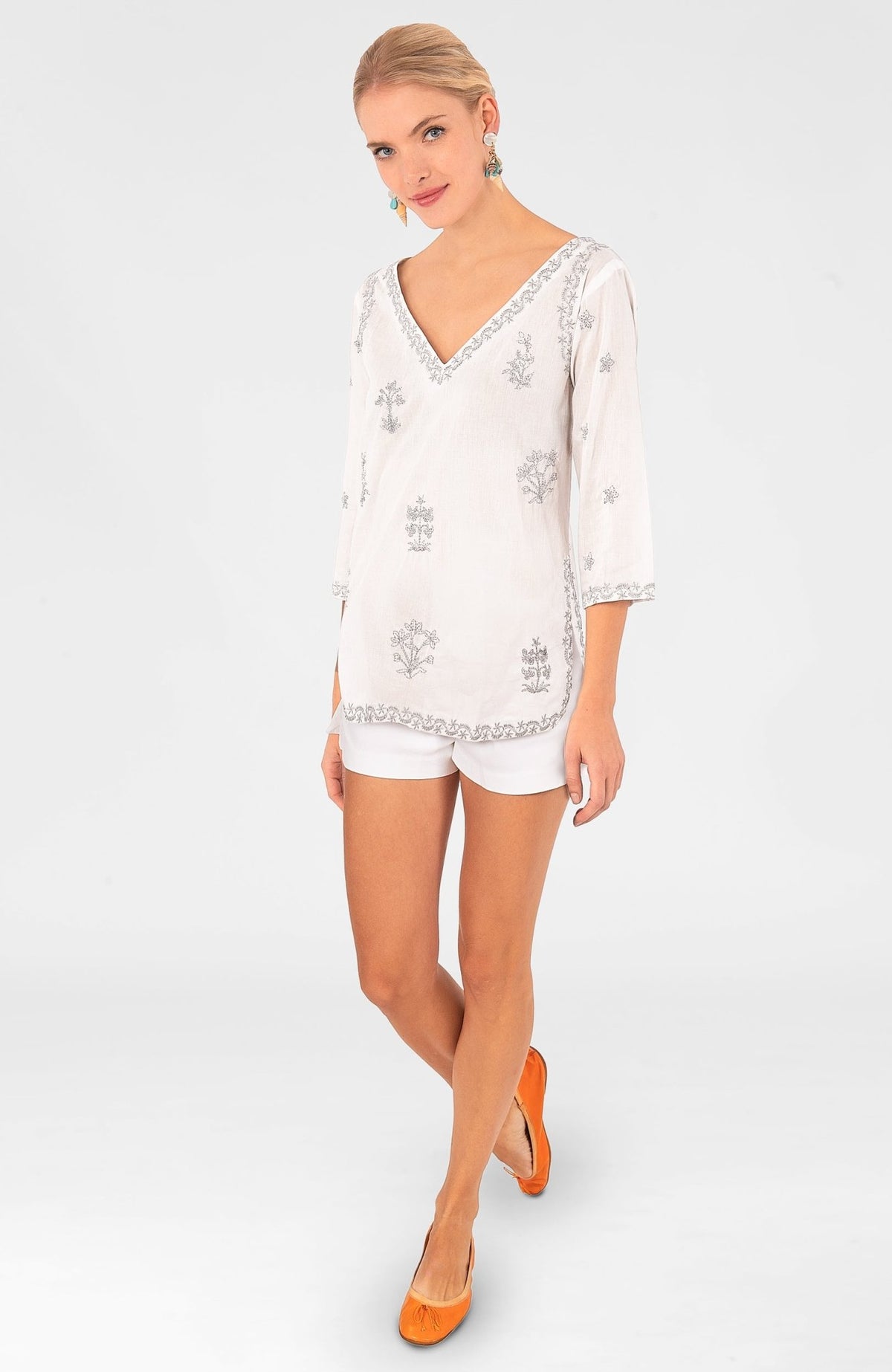 Upsa Daisy Tunic Silver