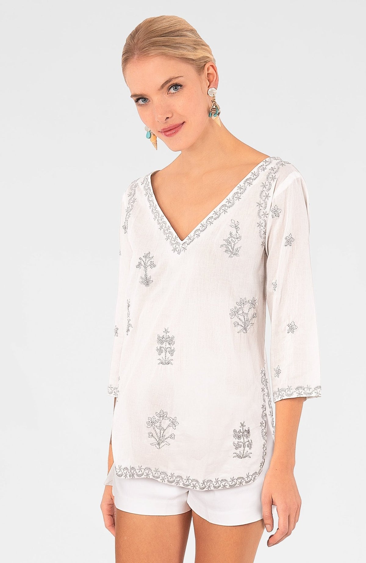 Upsa Daisy Tunic Silver
