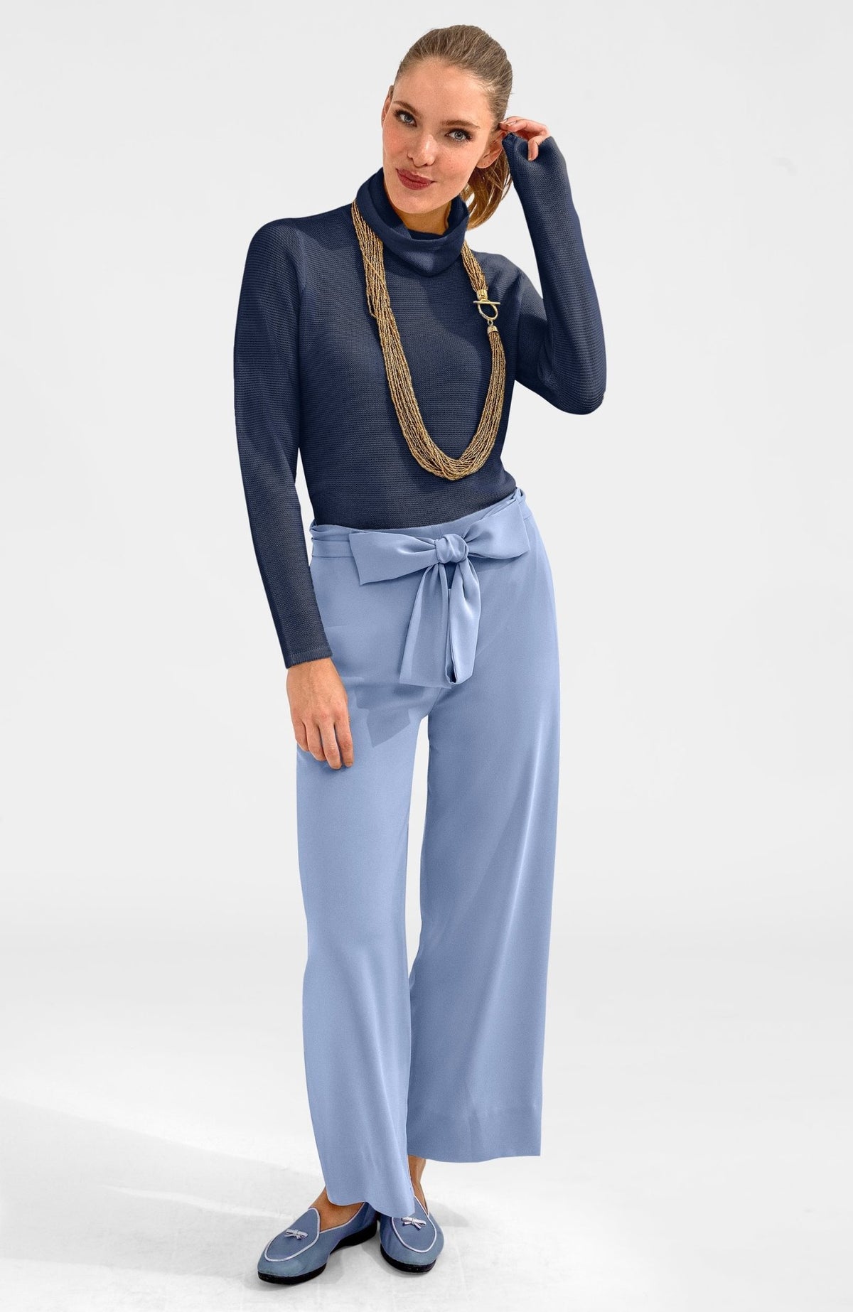 Uptown Girl Easy Pant - Silky Heaven Periwinkle