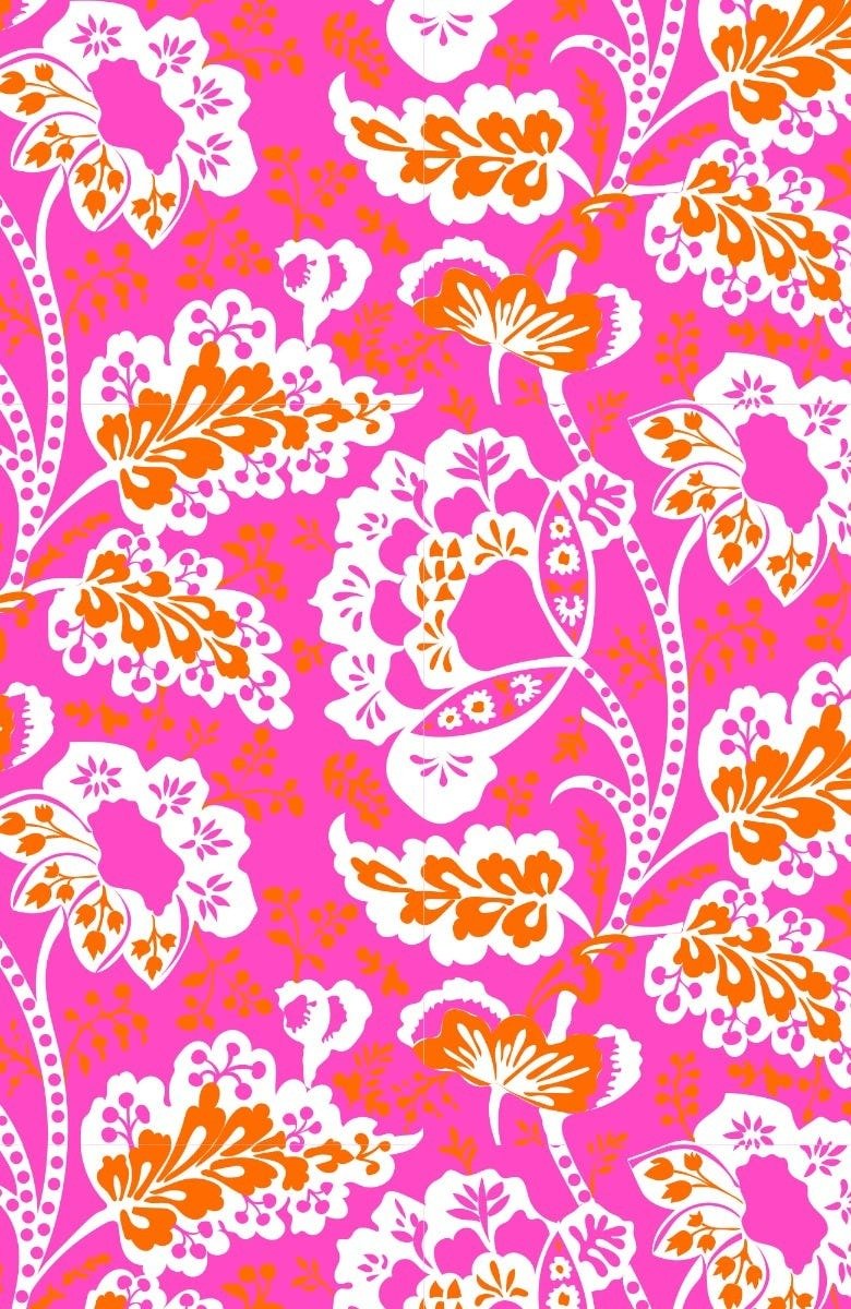 Va Va Voom Dress - Flora - Final Sale Pink Orange