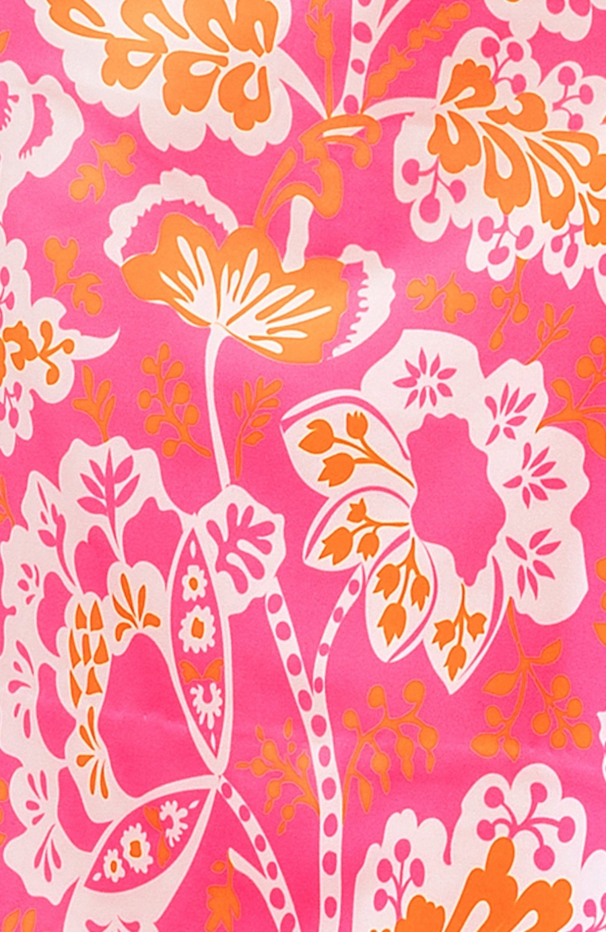 Va Va Voom Dress - Flora - Final Sale Pink Orange