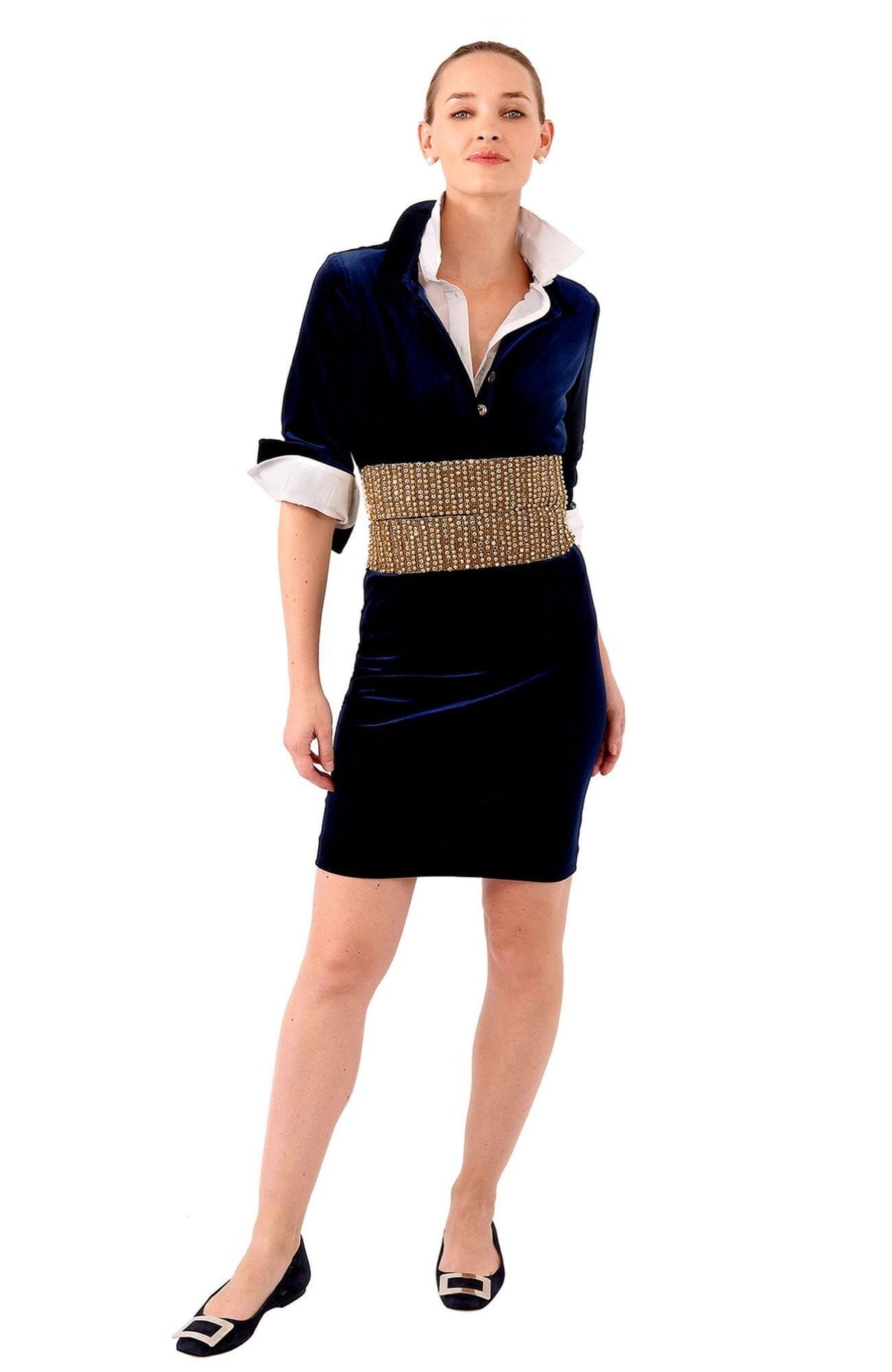 Adjustable Sha Na Na Belt Gold