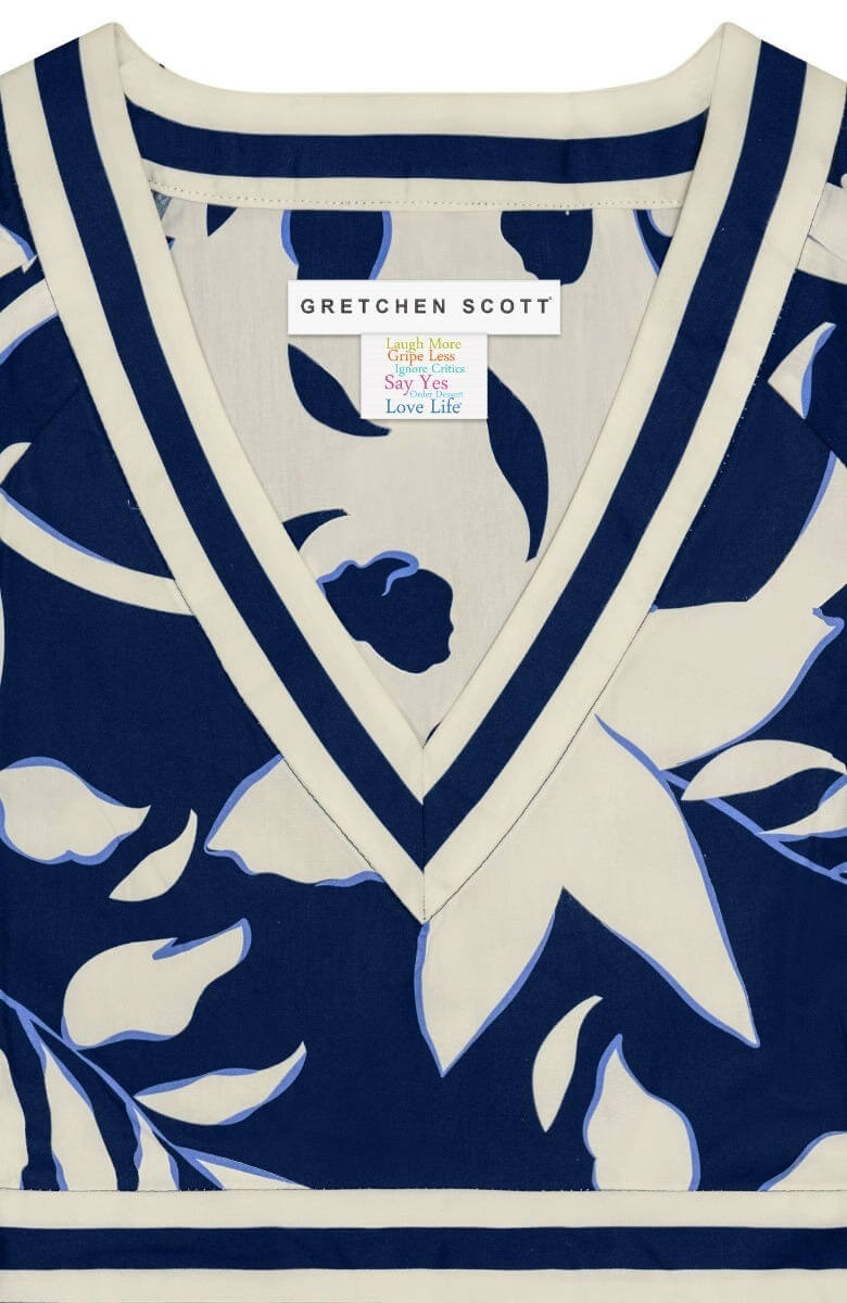 Viviers Dress - Full Bloom - Final Sale Navy