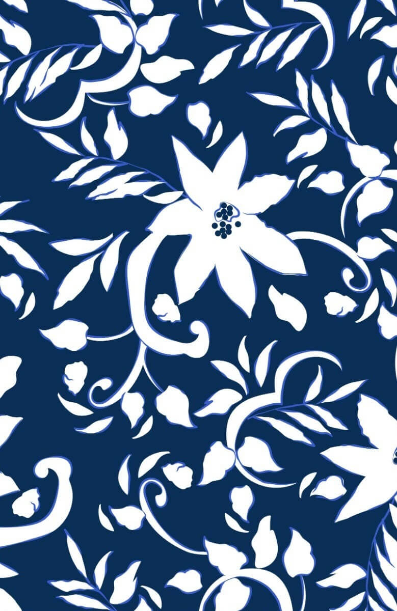 Viviers Dress - Full Bloom - Final Sale Navy