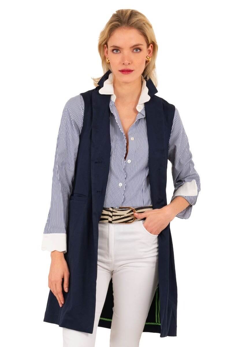 Banker Vest Navy