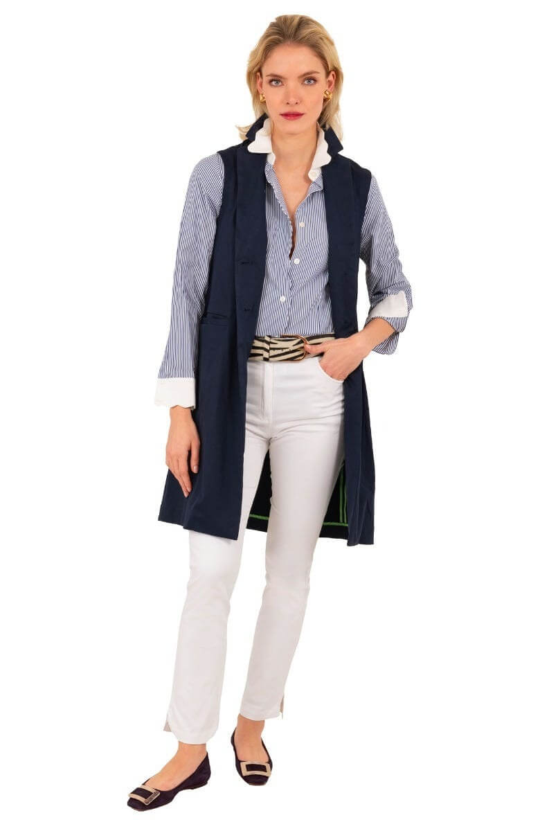 Banker Vest Navy