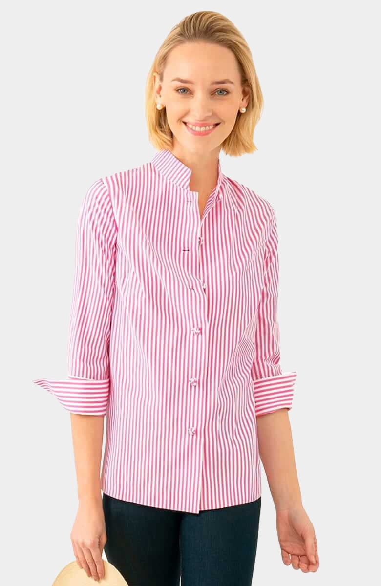 Wash / Wear Forget Me Knot Top - Stripe