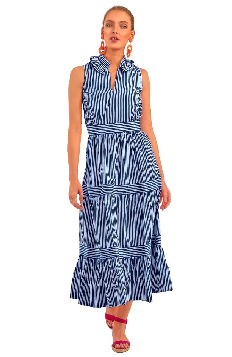 Wash & Wear Hope Midi/Maxi Dress Navy