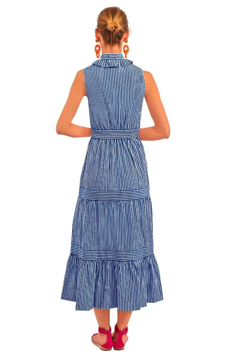 Wash & Wear Hope Midi/Maxi Dress Navy