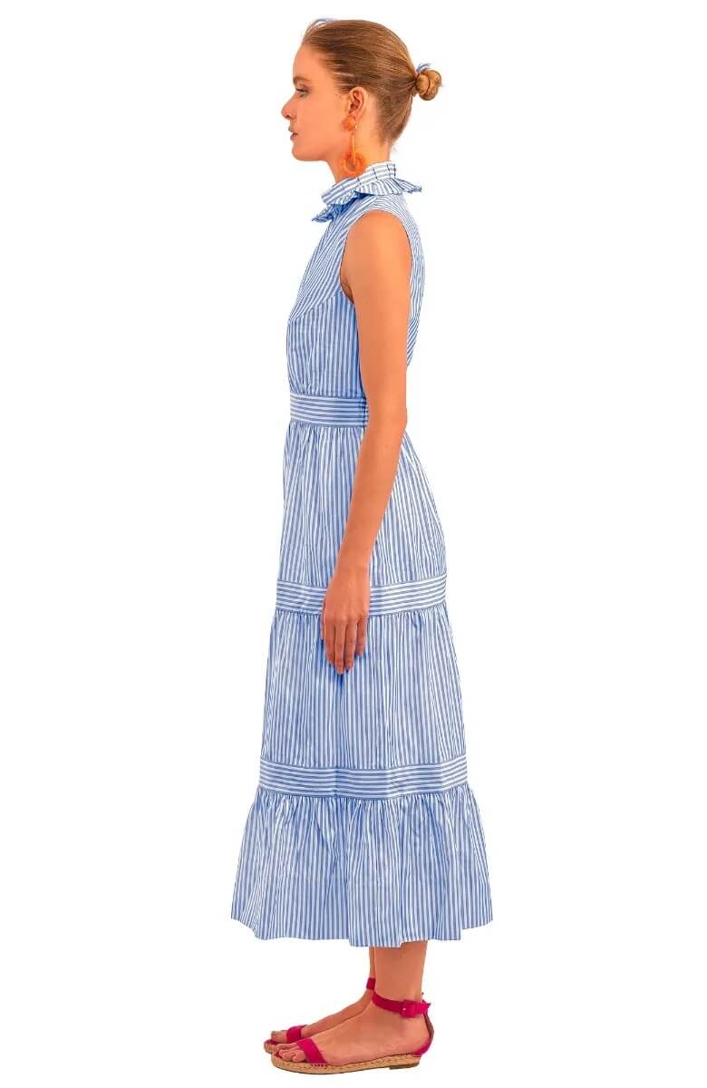Wash & Wear Hope Midi/Maxi Dress Periwinkle