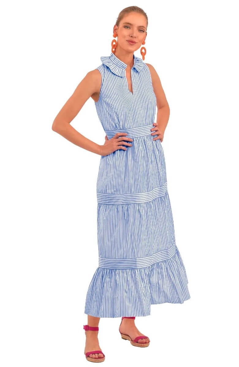 Wash & Wear Hope Midi/Maxi Dress Periwinkle