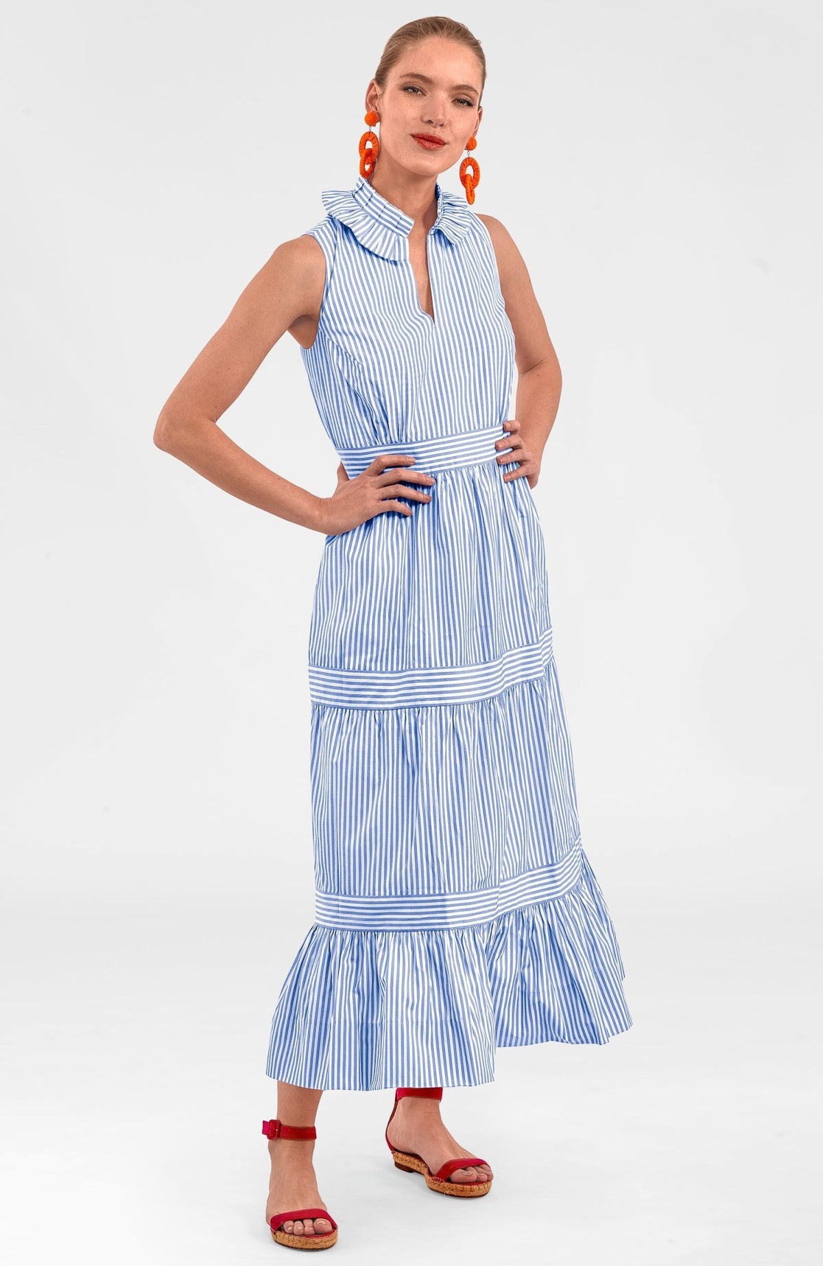 Wash & Wear Hope Midi/Maxi Dress Periwinkle
