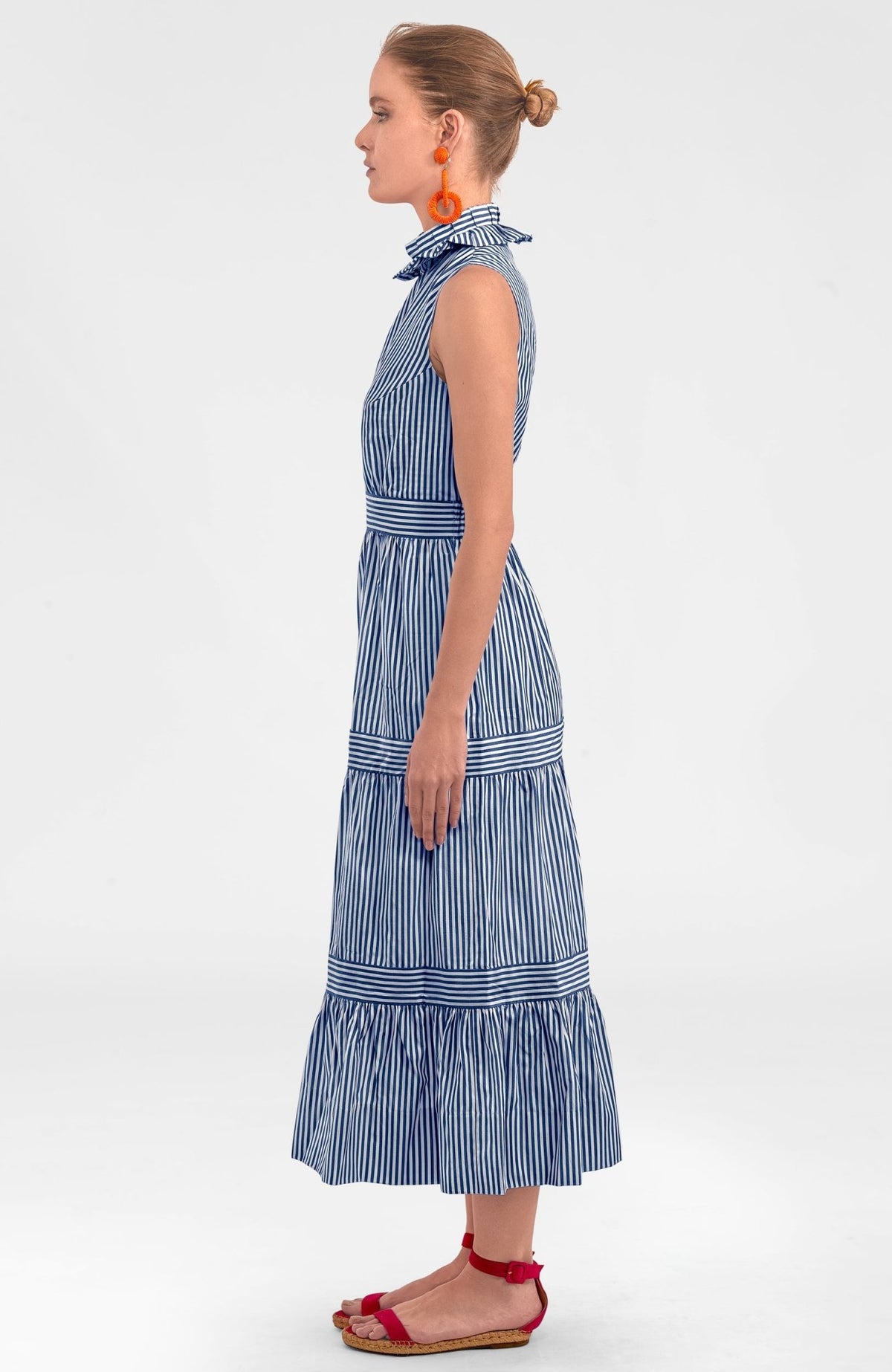 Wash & Wear Hope Midi/Maxi Dress Navy