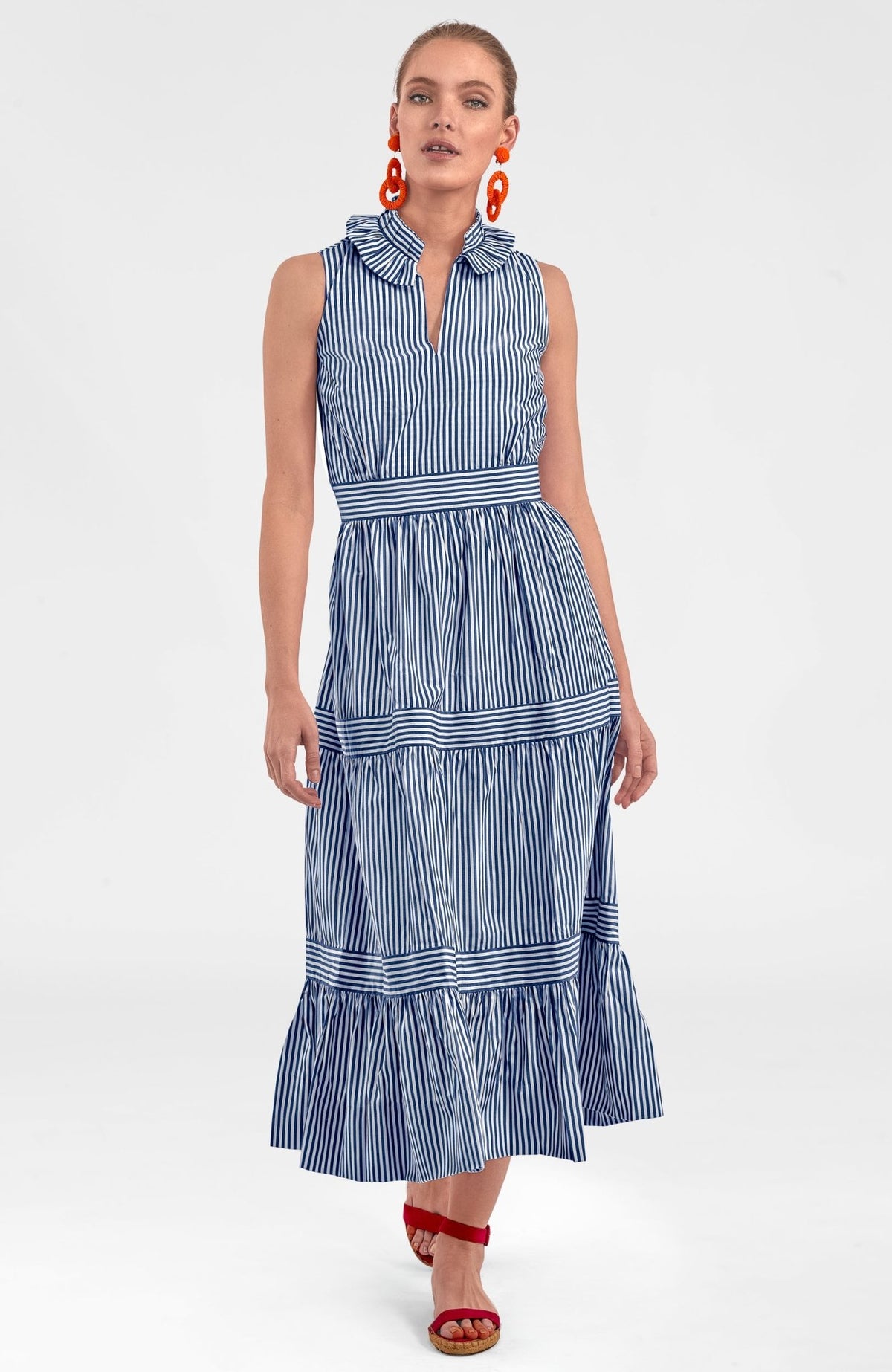 Wash & Wear Hope Midi/Maxi Dress Navy