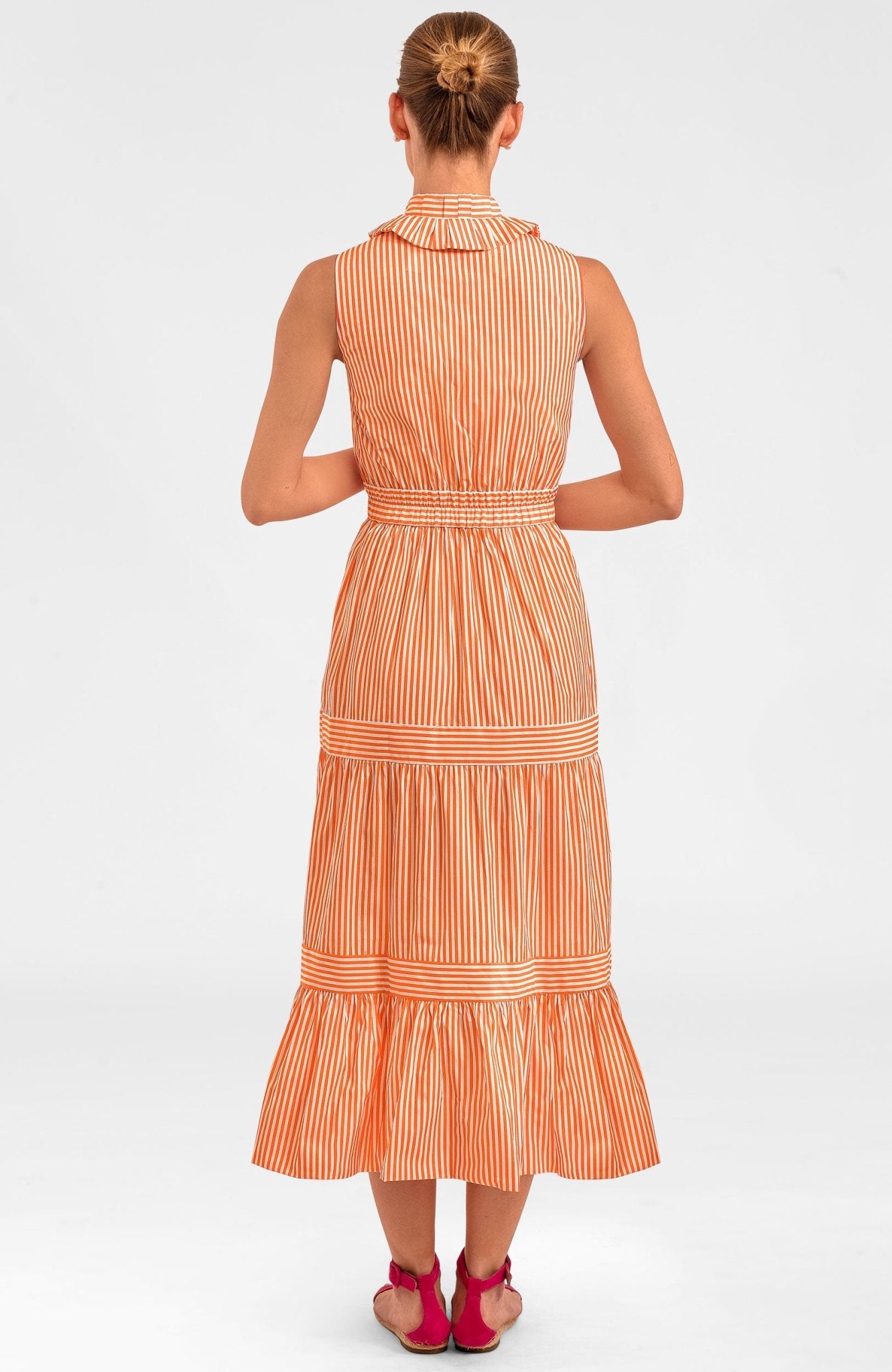 gretchen scott midi dresses Hand Embroidered MIDI/MAXI DRESS- Fiesta Time