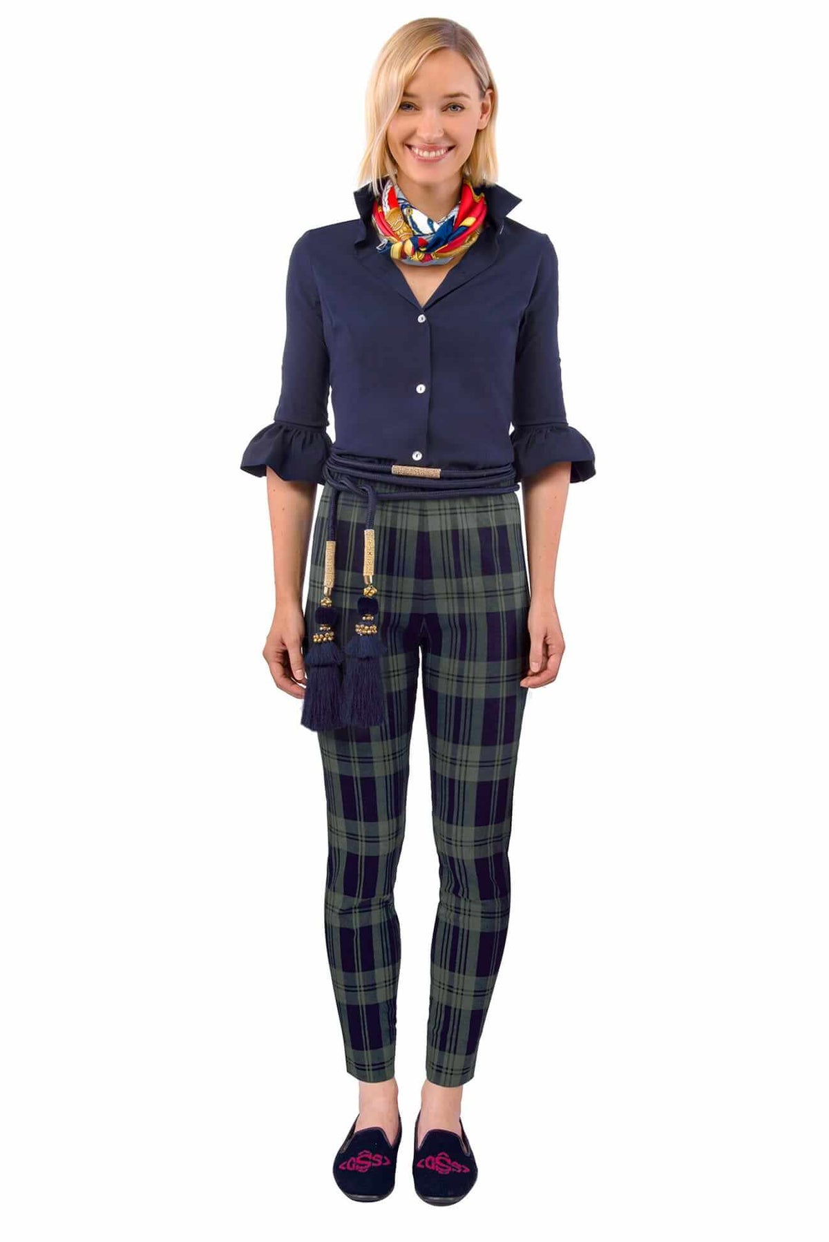 Wash / Wear Priss Blouse - Final Sale Navy