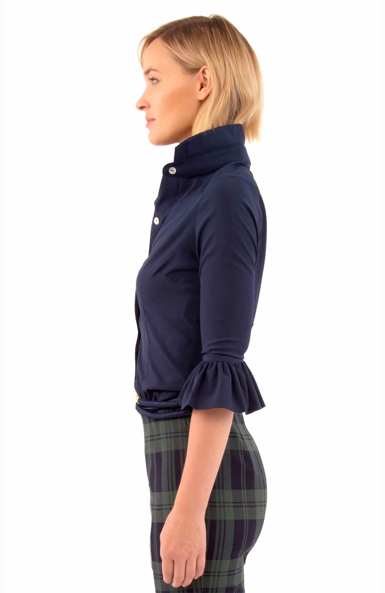 Wash / Wear Priss Blouse - Final Sale Navy