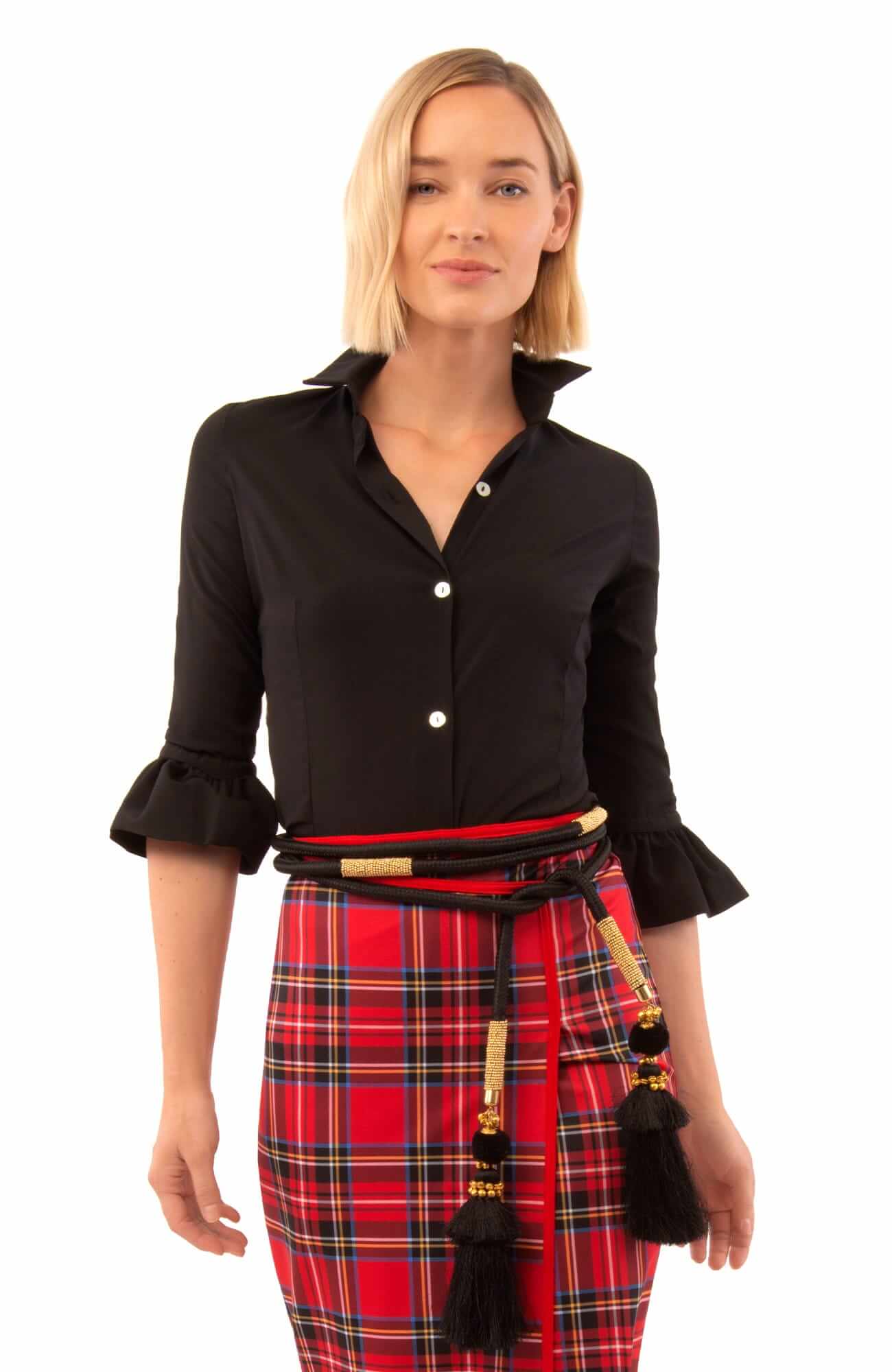 Wash / Wear Priss Blouse - Final Sale Black