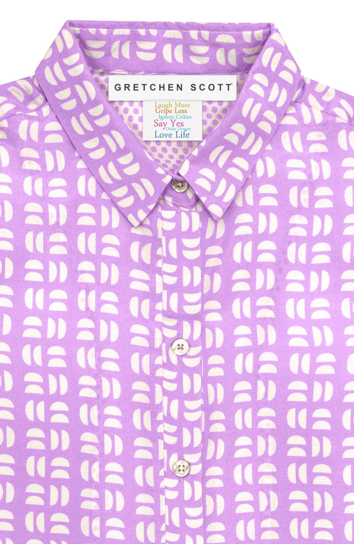 Waxing Crescent Blouse Lavander