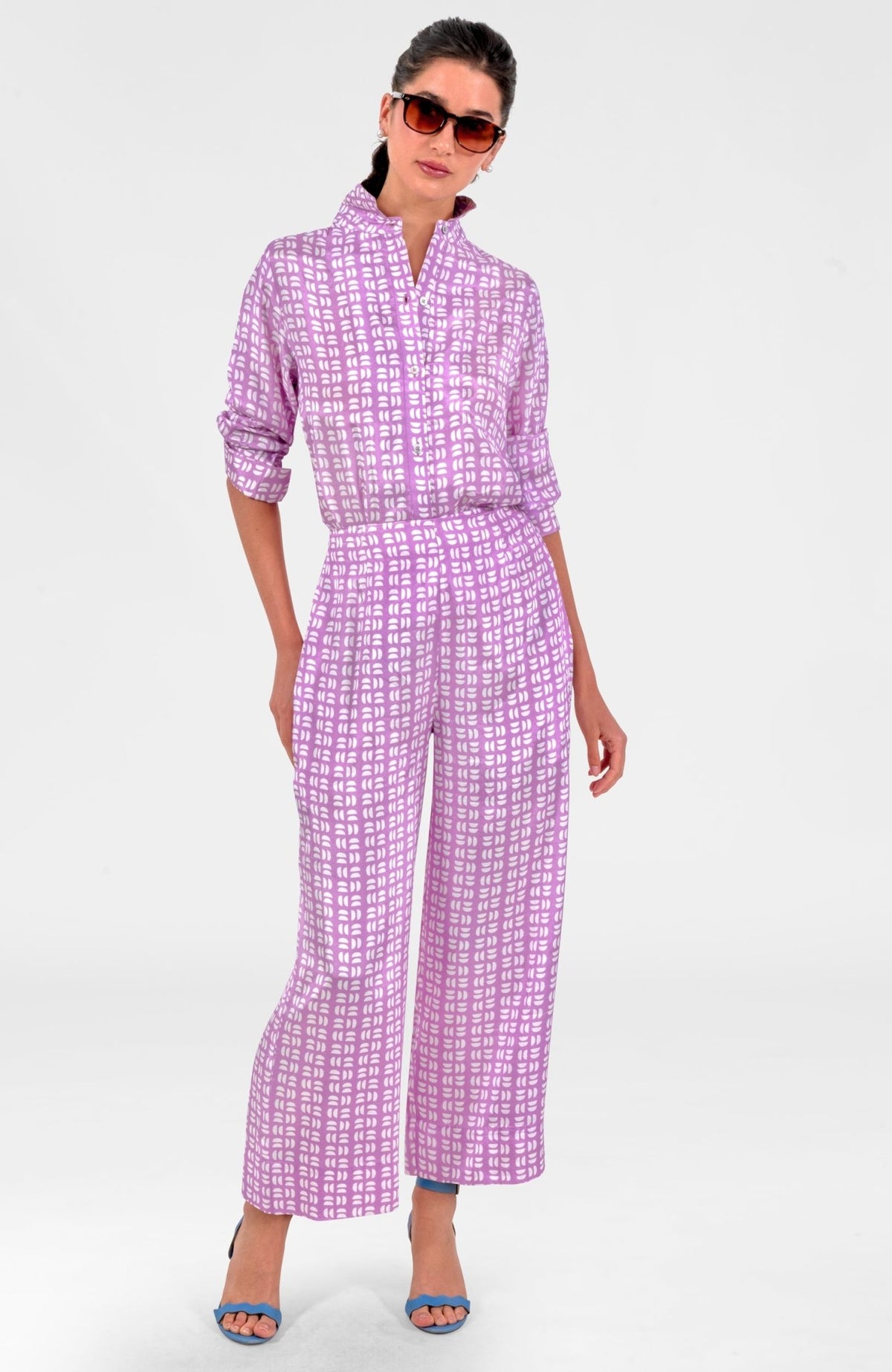 Waxing Crescent Blouse Lavander