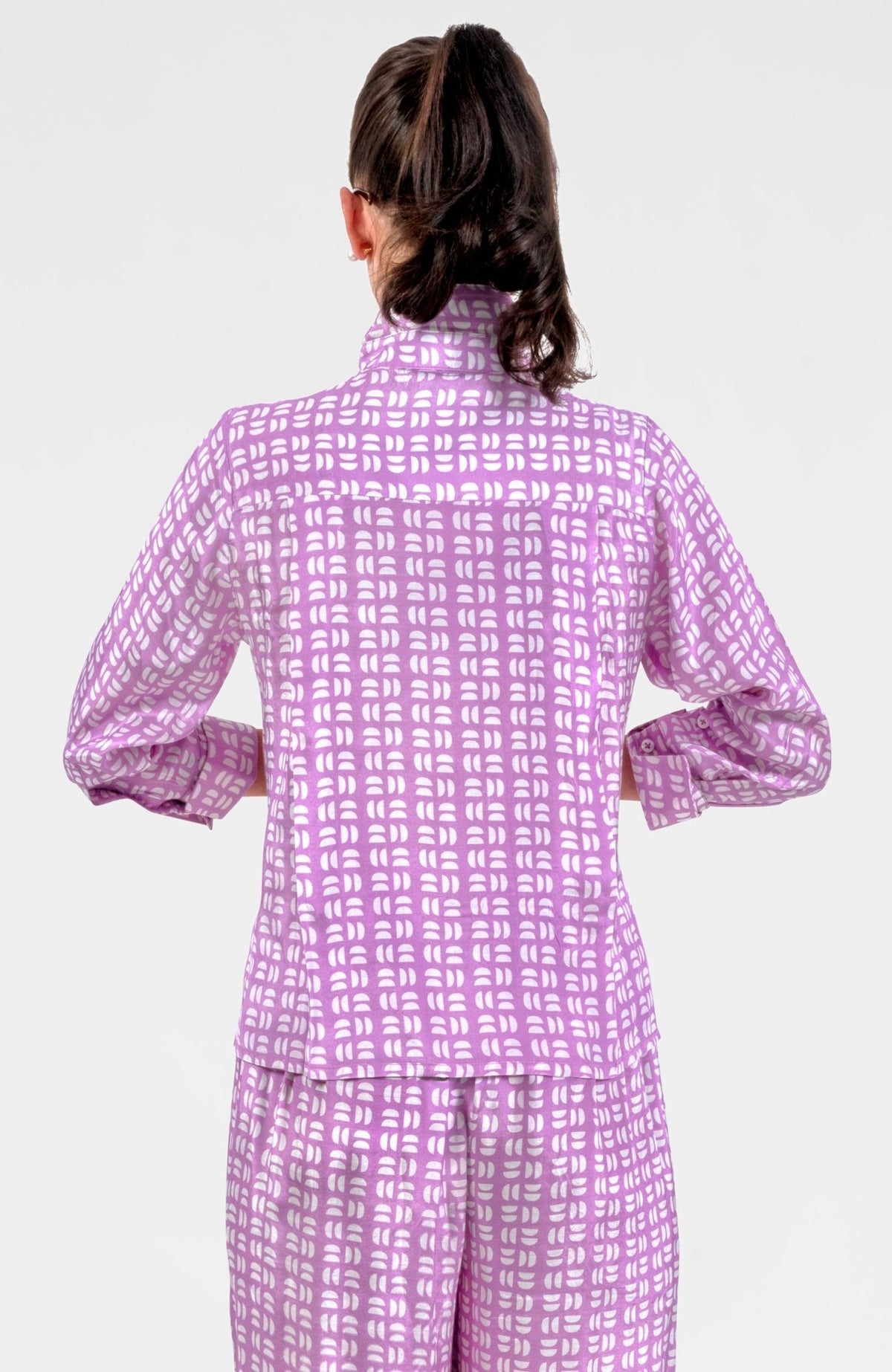 Waxing Crescent Blouse Lavander