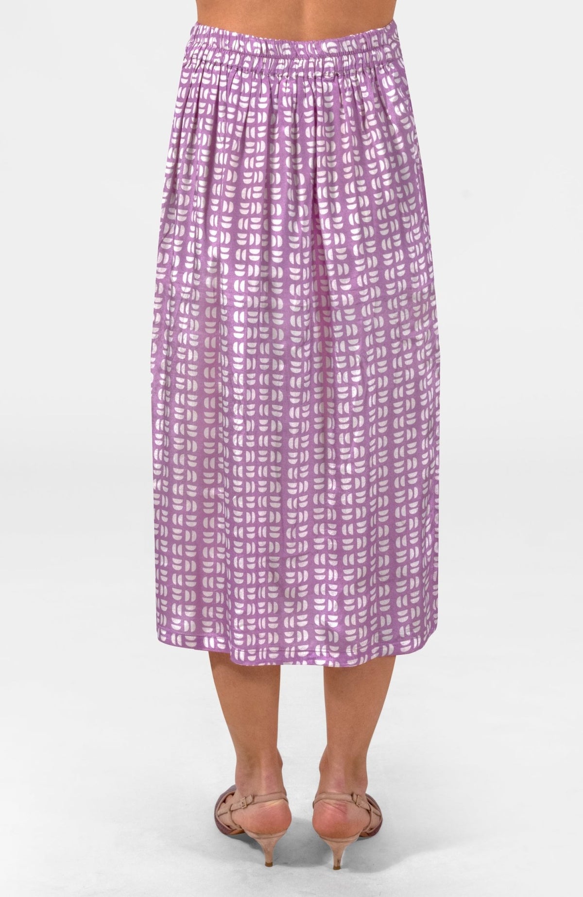 Waxing Crescent Skirt Lavender