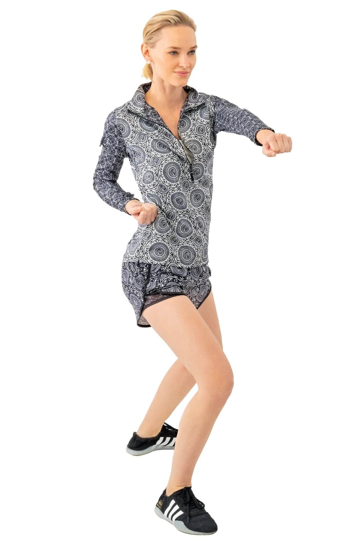 Work Out Shorts - St. Lawrence Black White