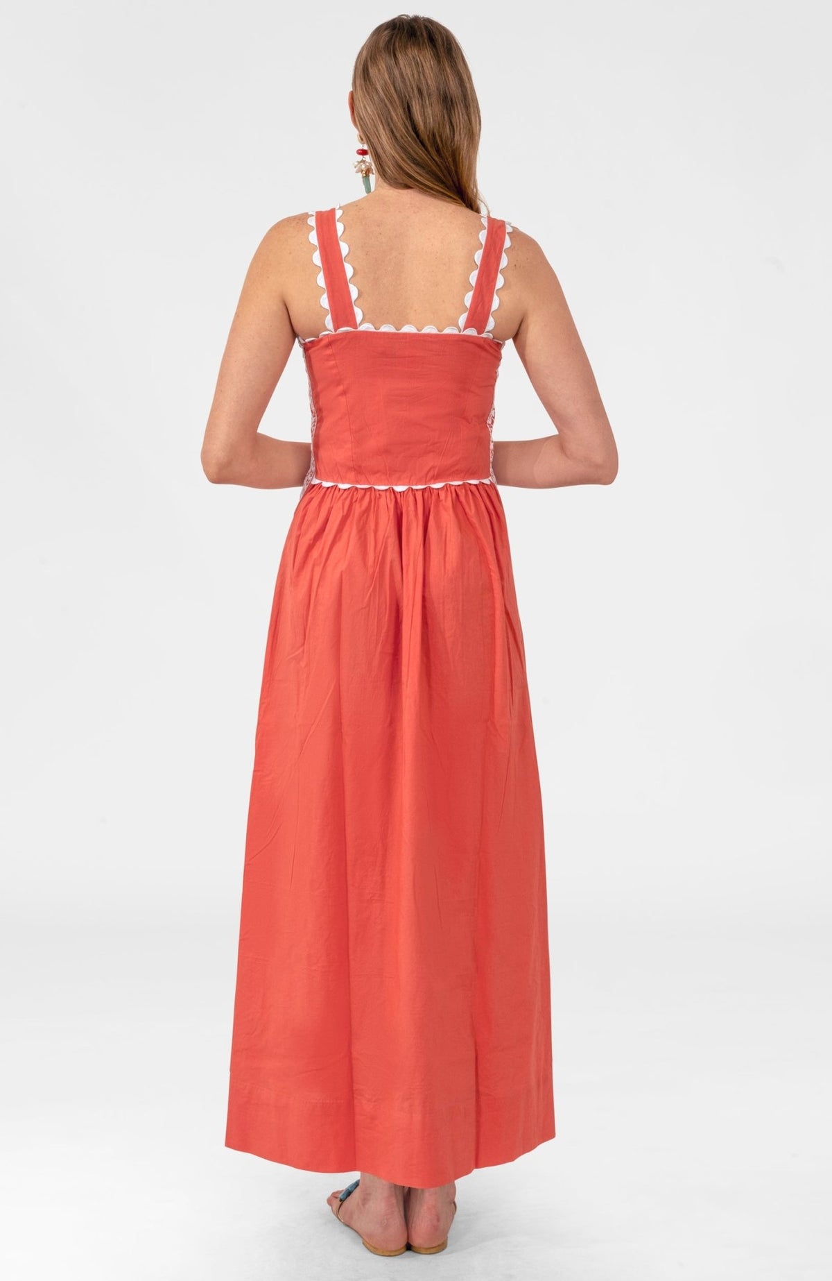 Ziggy Dress - Solid Coral