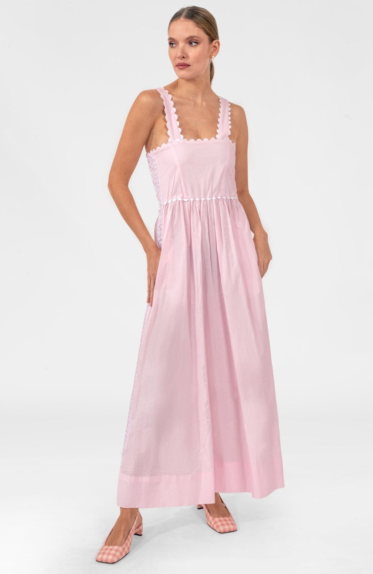 Ziggy Dress - Solid Pale Pink